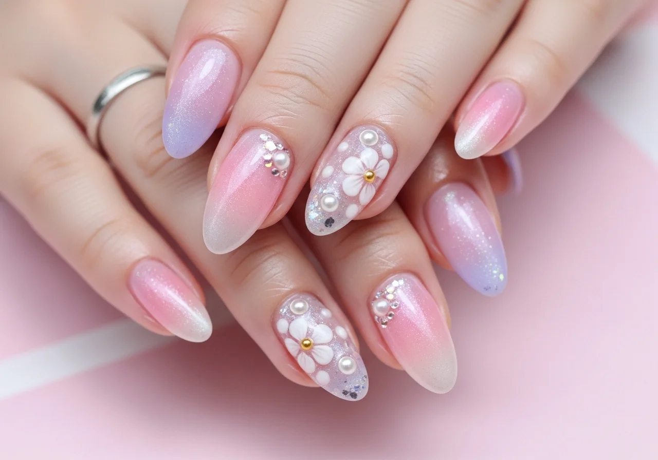 Trendy manicure ideas with cute nail designs and glossy polish